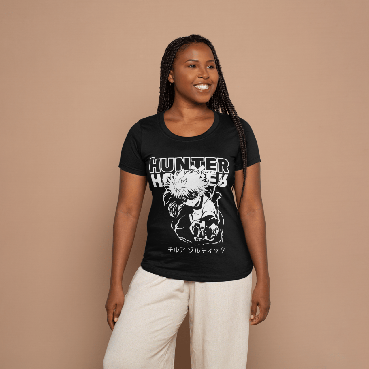 Nome do produto: T-shirt Feminino HXH Killua Zoldick