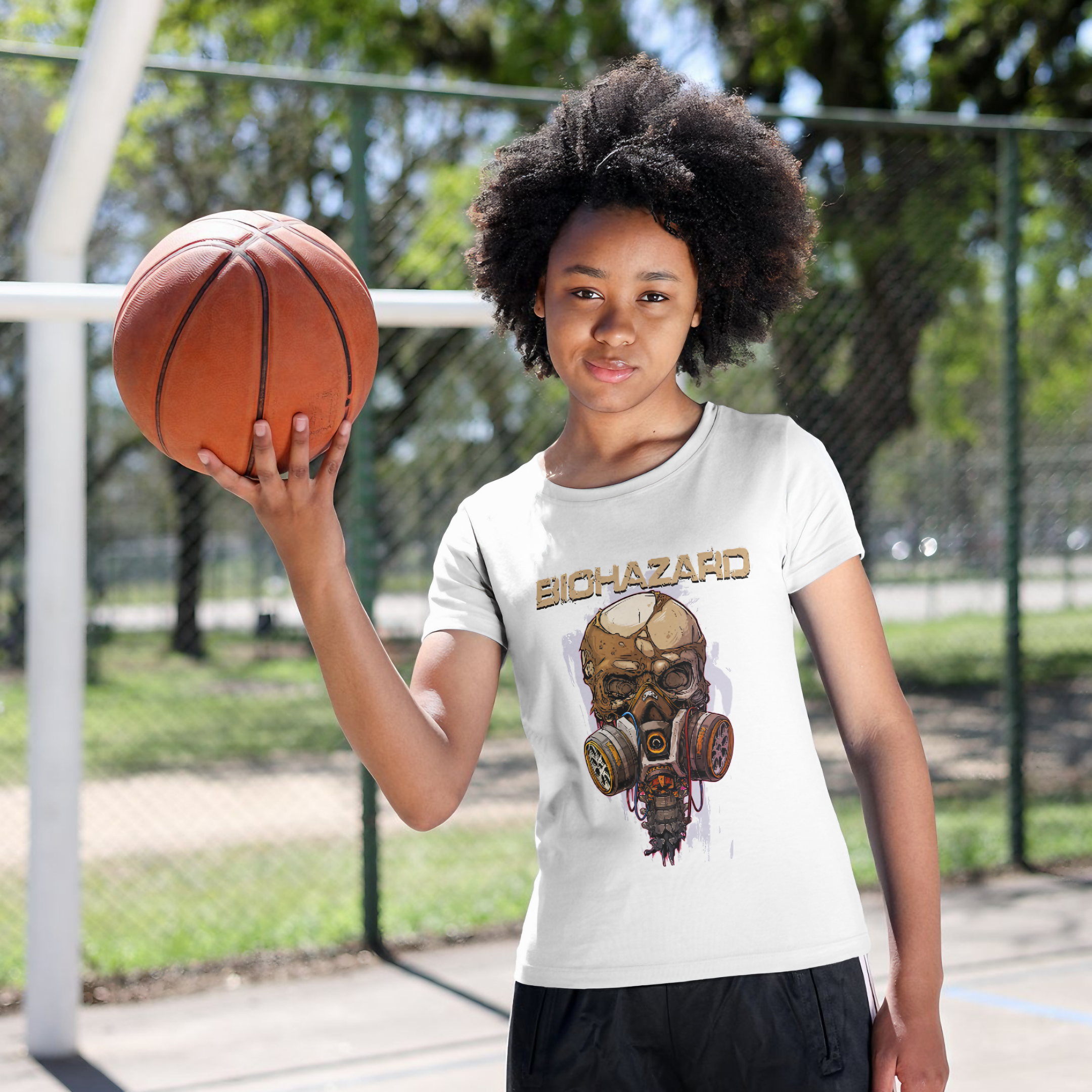 Nome do produto: T-shirt Feminino BIOHAZARD