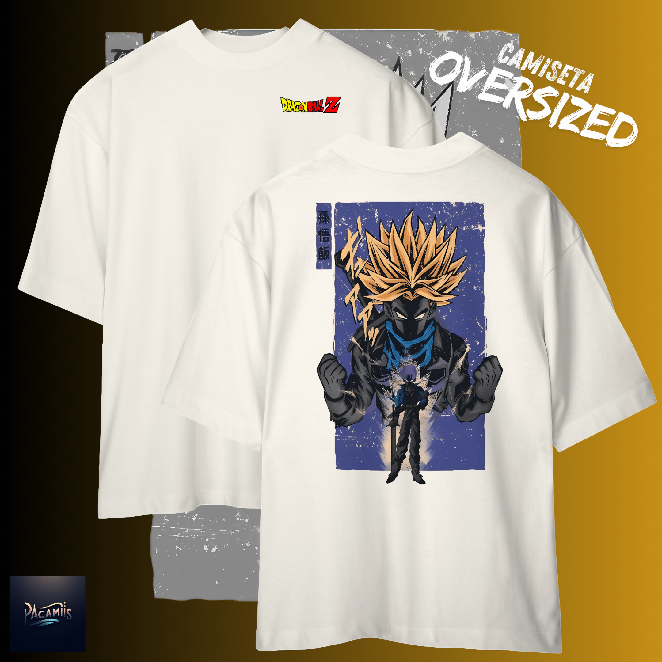 Nome do produto: T-shirt Premium Oversized Trunks DBZ