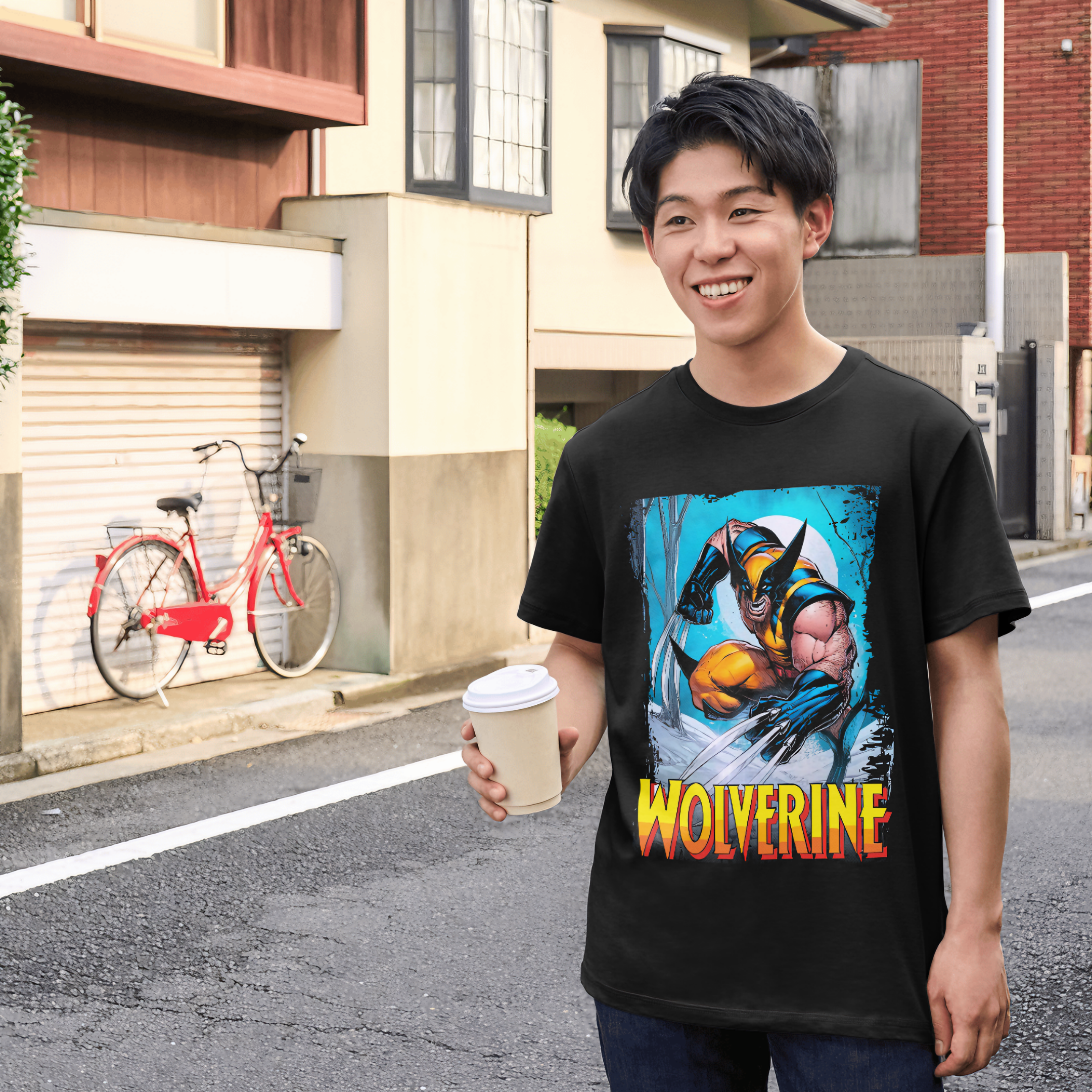 Nome do produto: T-shirt Premium X-men Wolverine