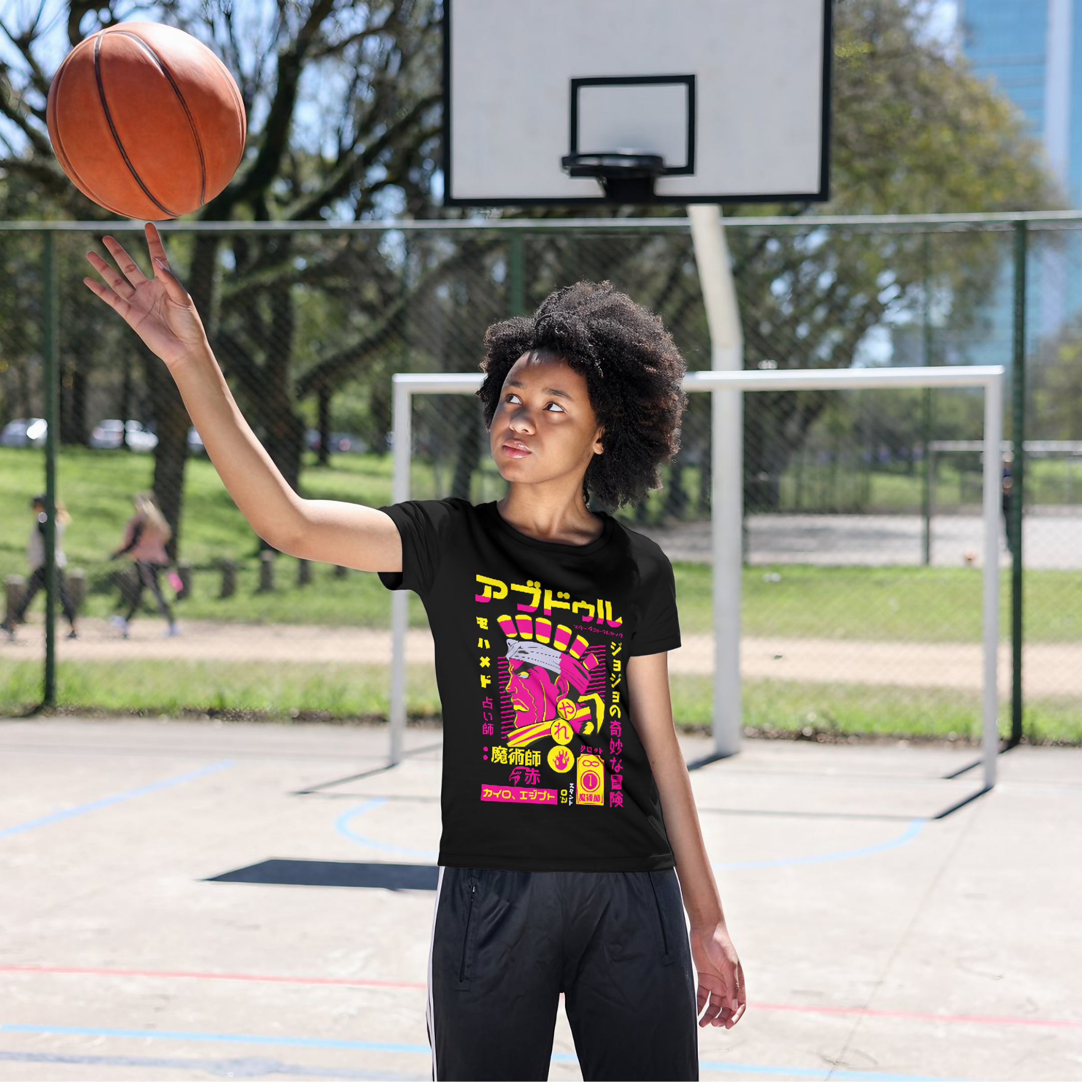 Nome do produto: T-shirt Feminino JoJo Mohammed Avdol