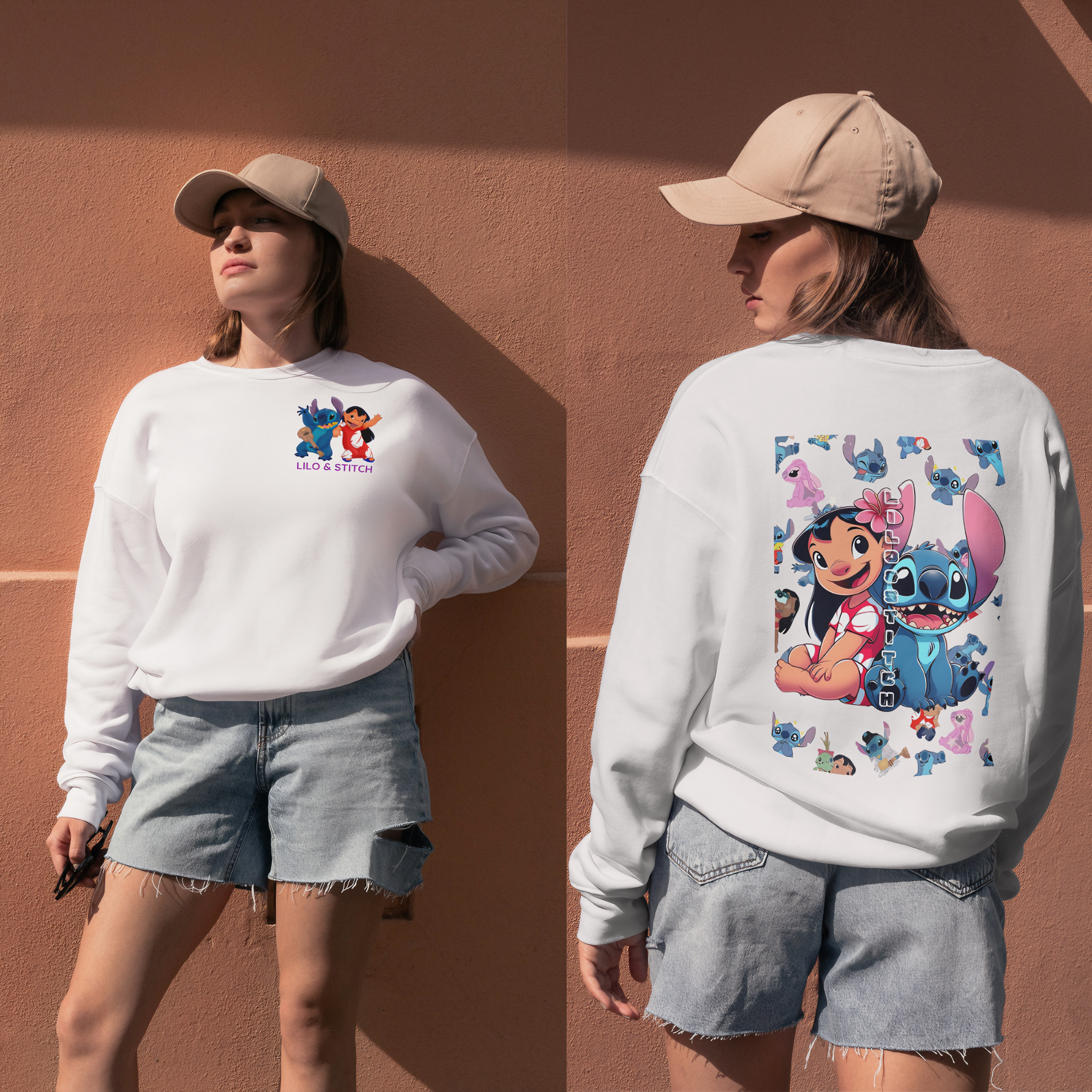 Nome do produto: Moletom Fechado LiLo & Stitch 