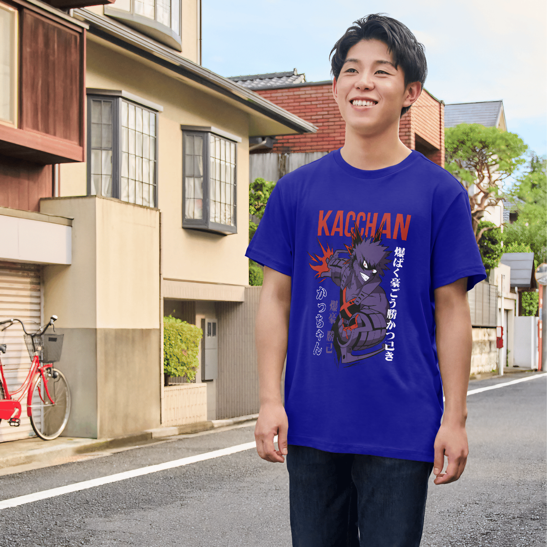 Nome do produto: T-shirt Premium My Hero Kacchan