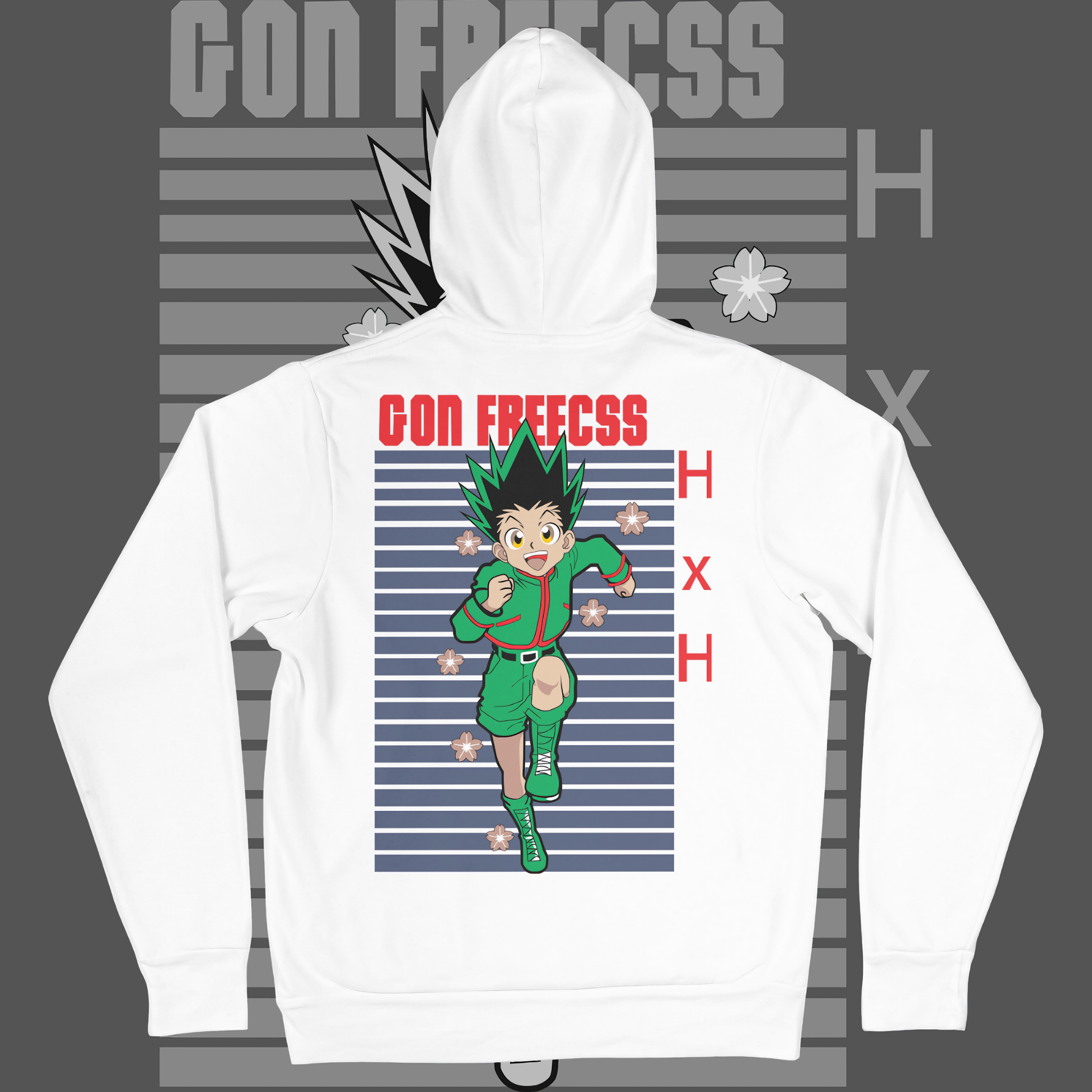 Nome do produto: Moletom Zíper HXH Gon Freecss