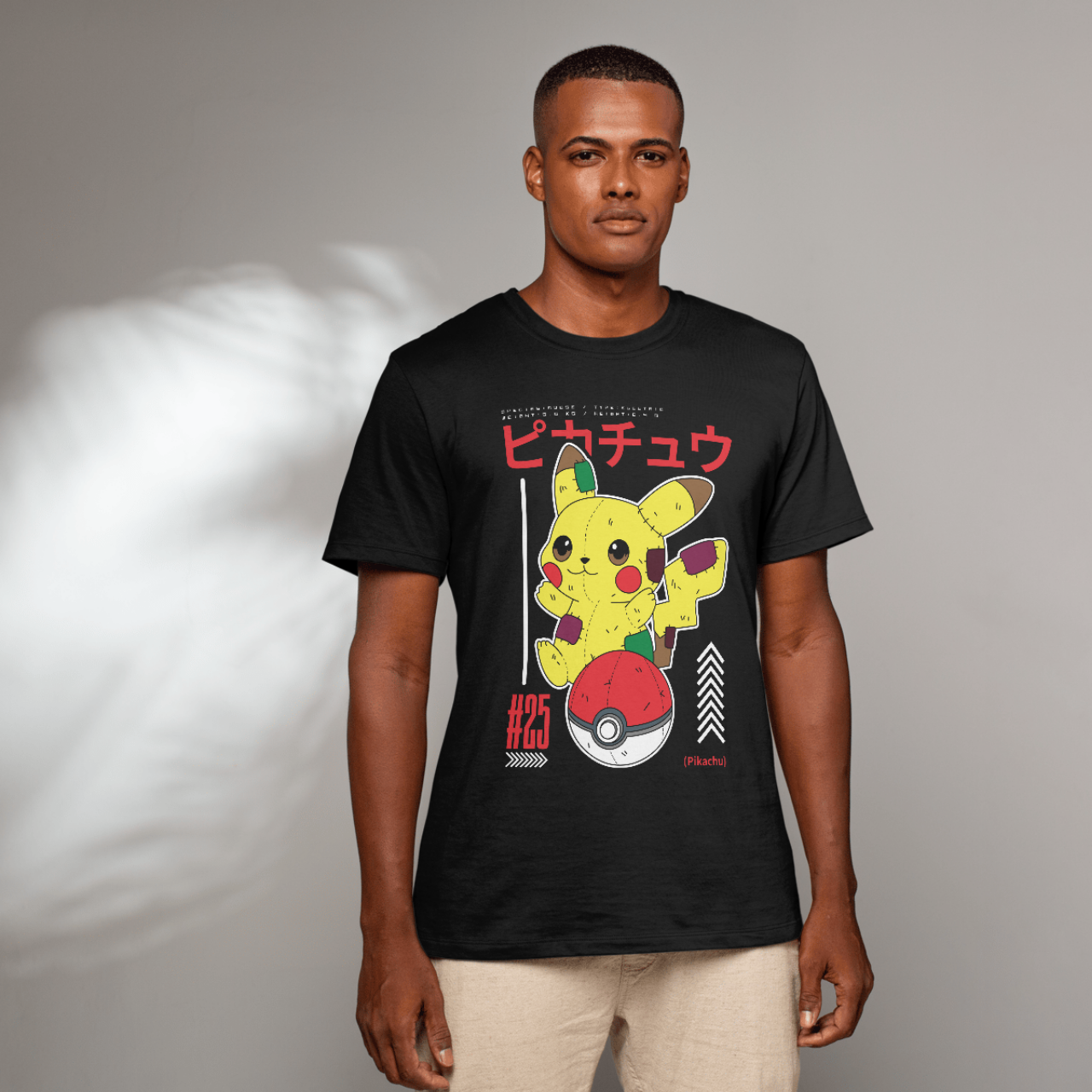 Nome do produto: T-shirt Premium Pokémon Pikachu