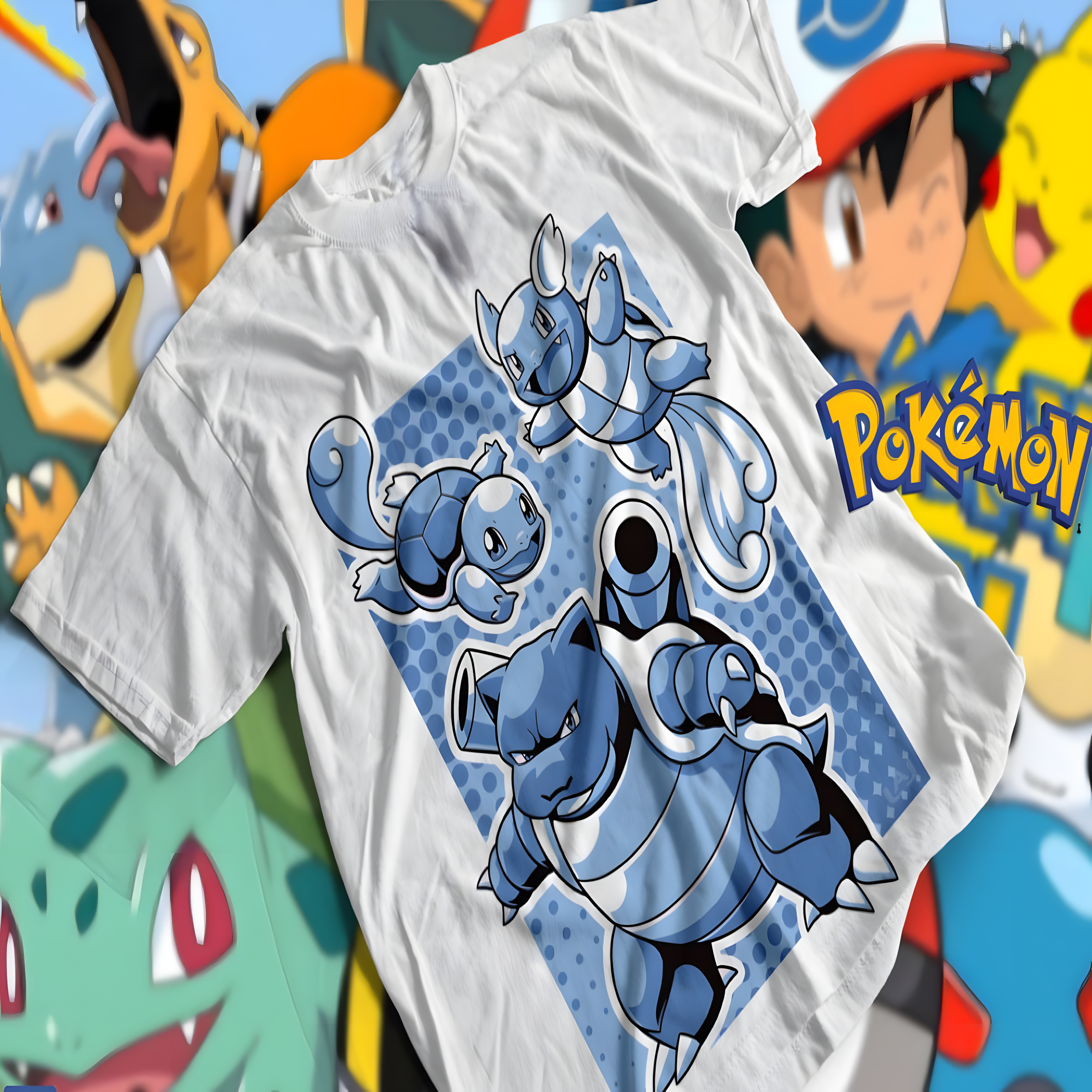Nome do produto: T-shirt Quality Pokémon Blastoise 