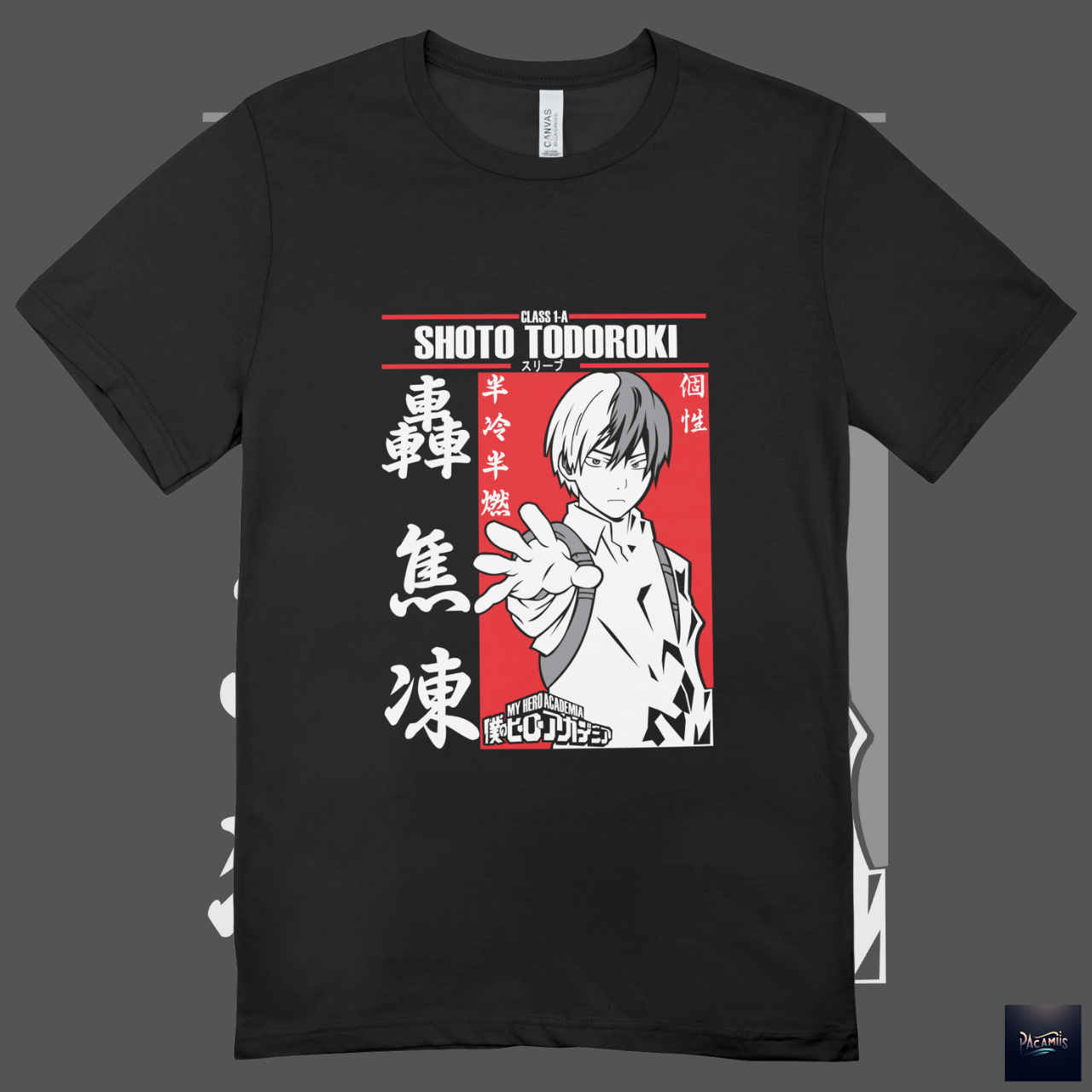 Nome do produto: T-shirt Premium My Hero Shoto Todoroki