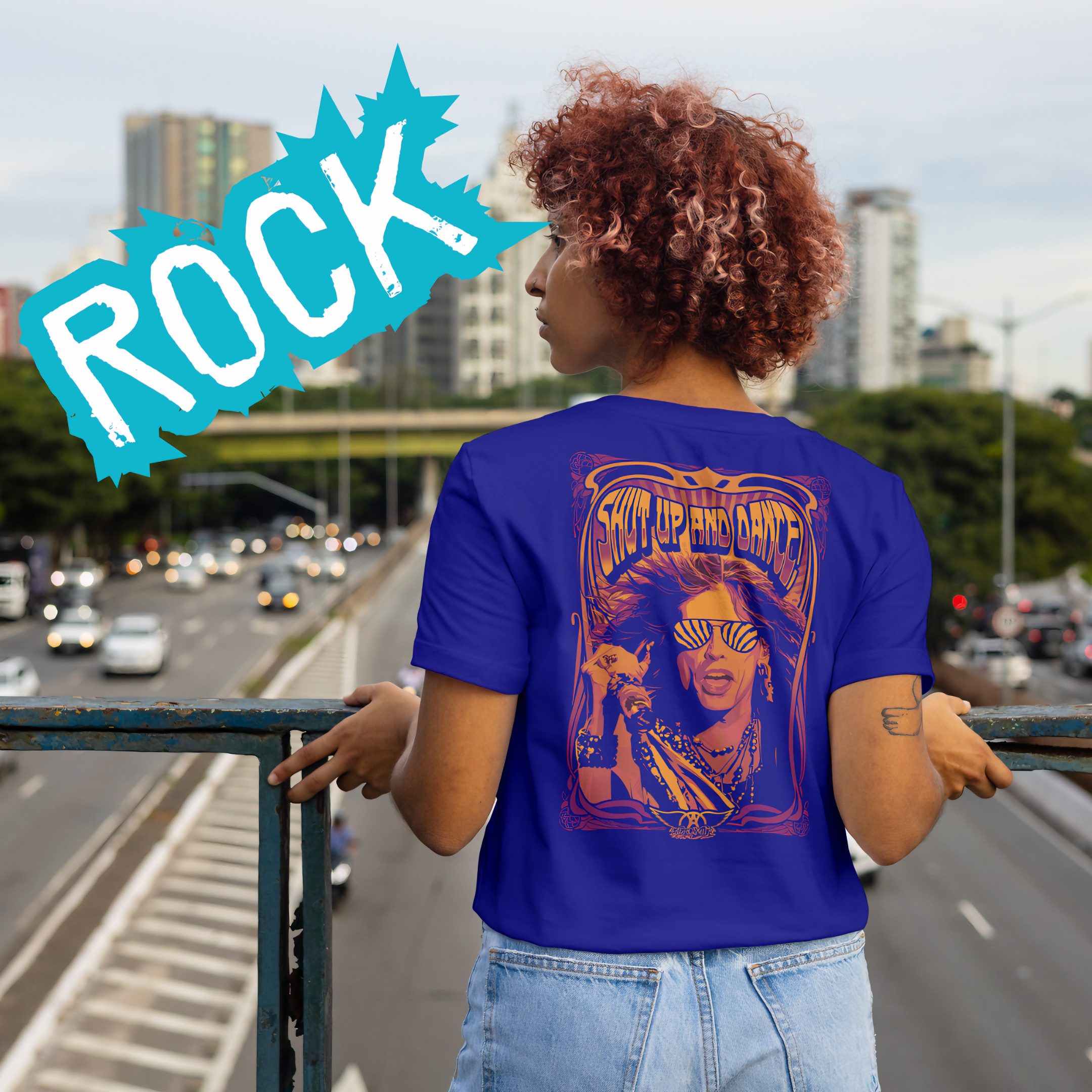 Nome do produto: T-shirt Feminino Aerosmith Shut up