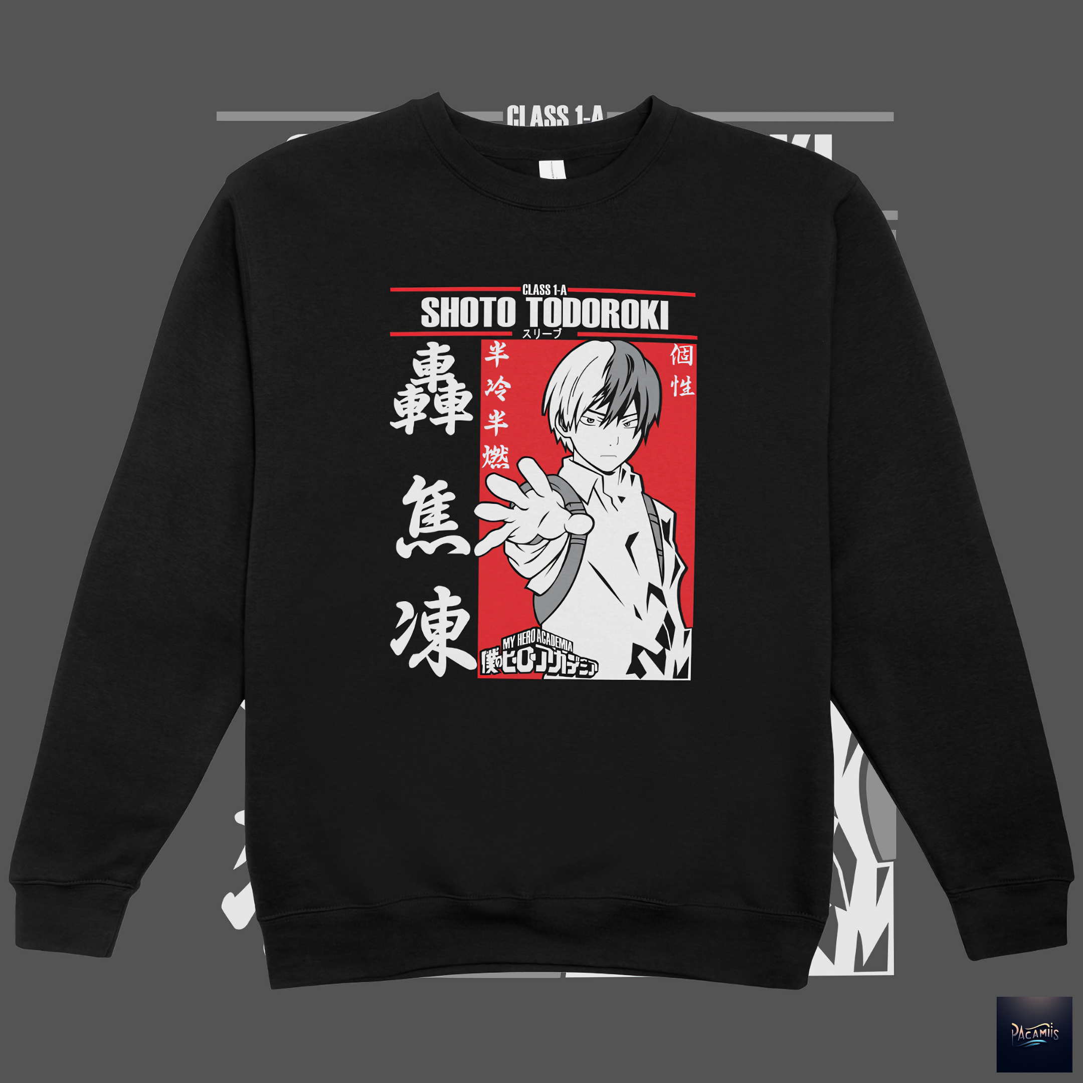 Nome do produto: Moletom Fechado My Hero Shoto Todoroki