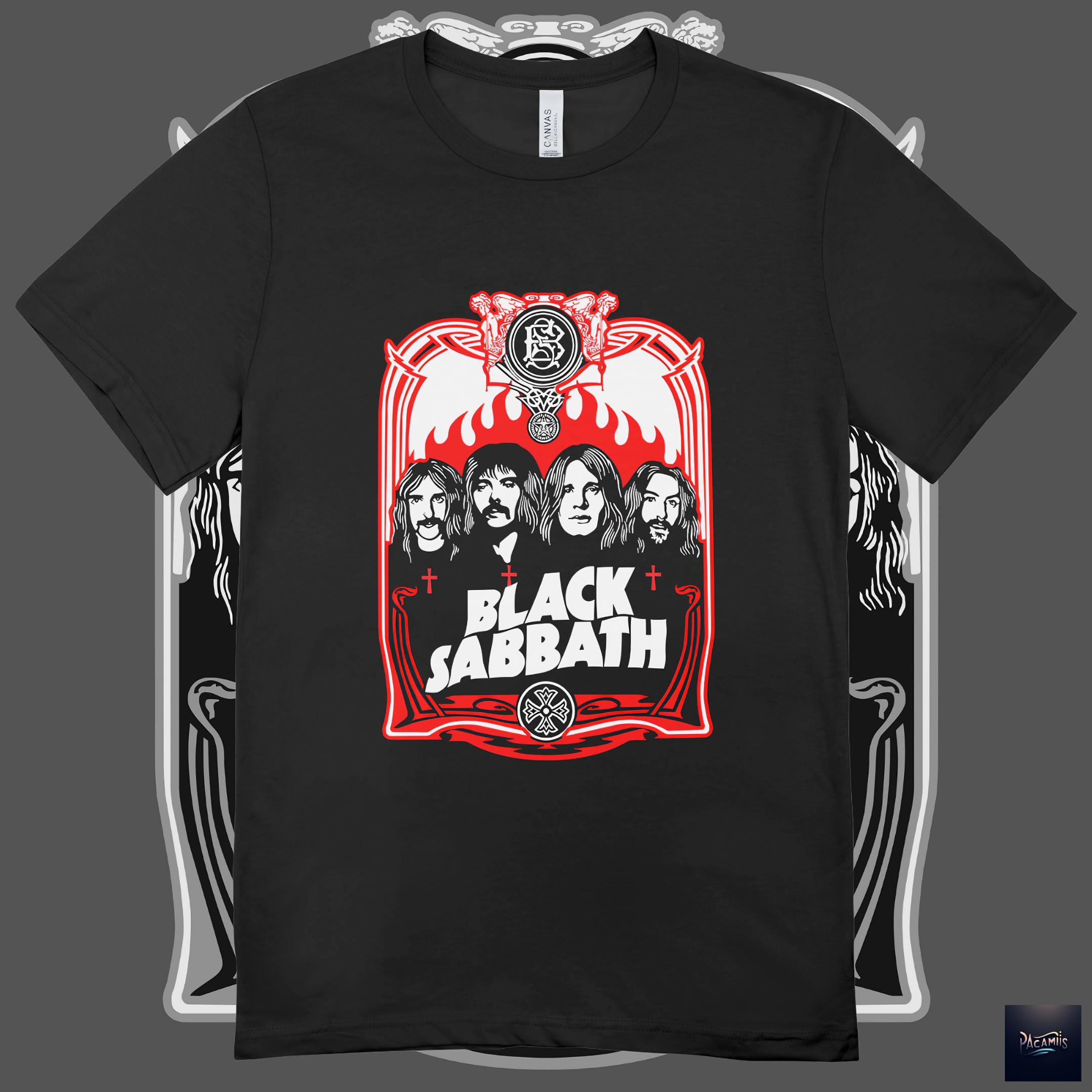 Nome do produto: T-shirt Unissex Black Sabbath
