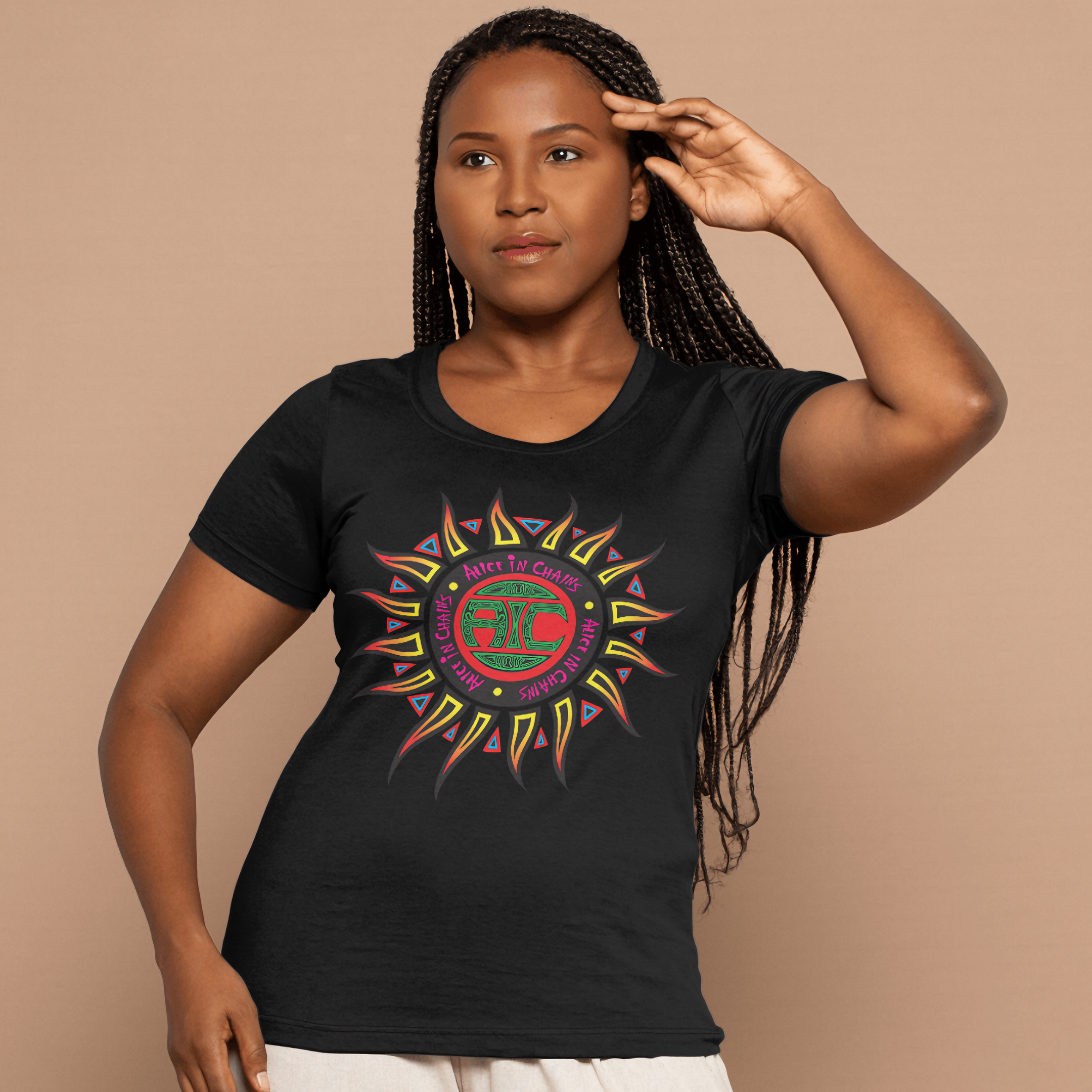 Nome do produto: T-shirt Feminino Alice in Chains