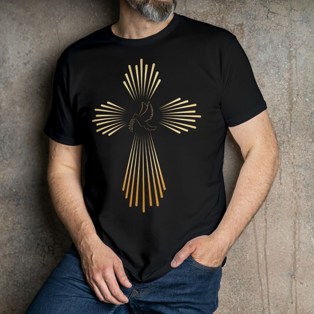 Nome do produto: Camisa Fé - Espírito Santo - Camiseta - Unisex - Premium