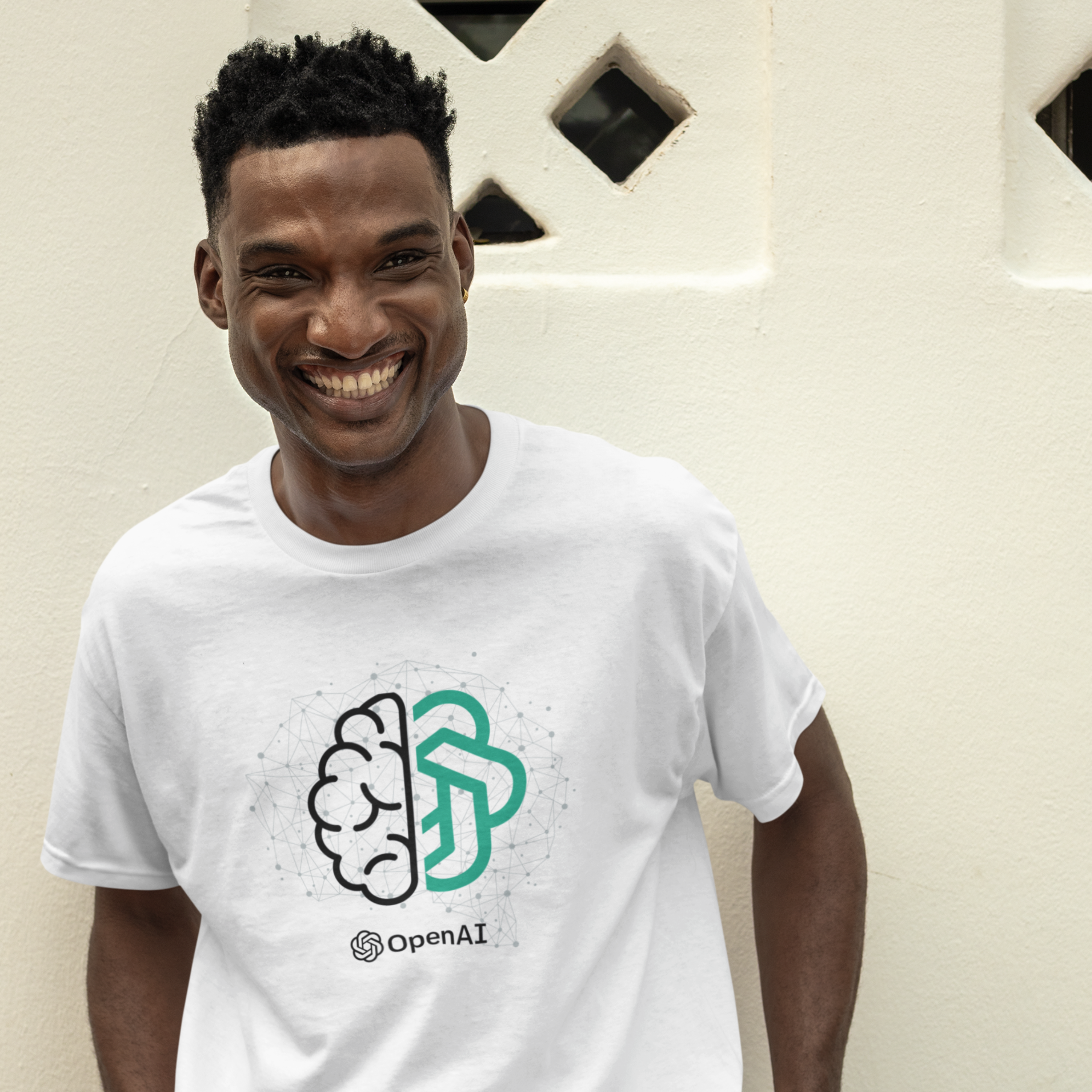 Nome do produto: Camiseta Unissex -  OpenAI cérebro preto