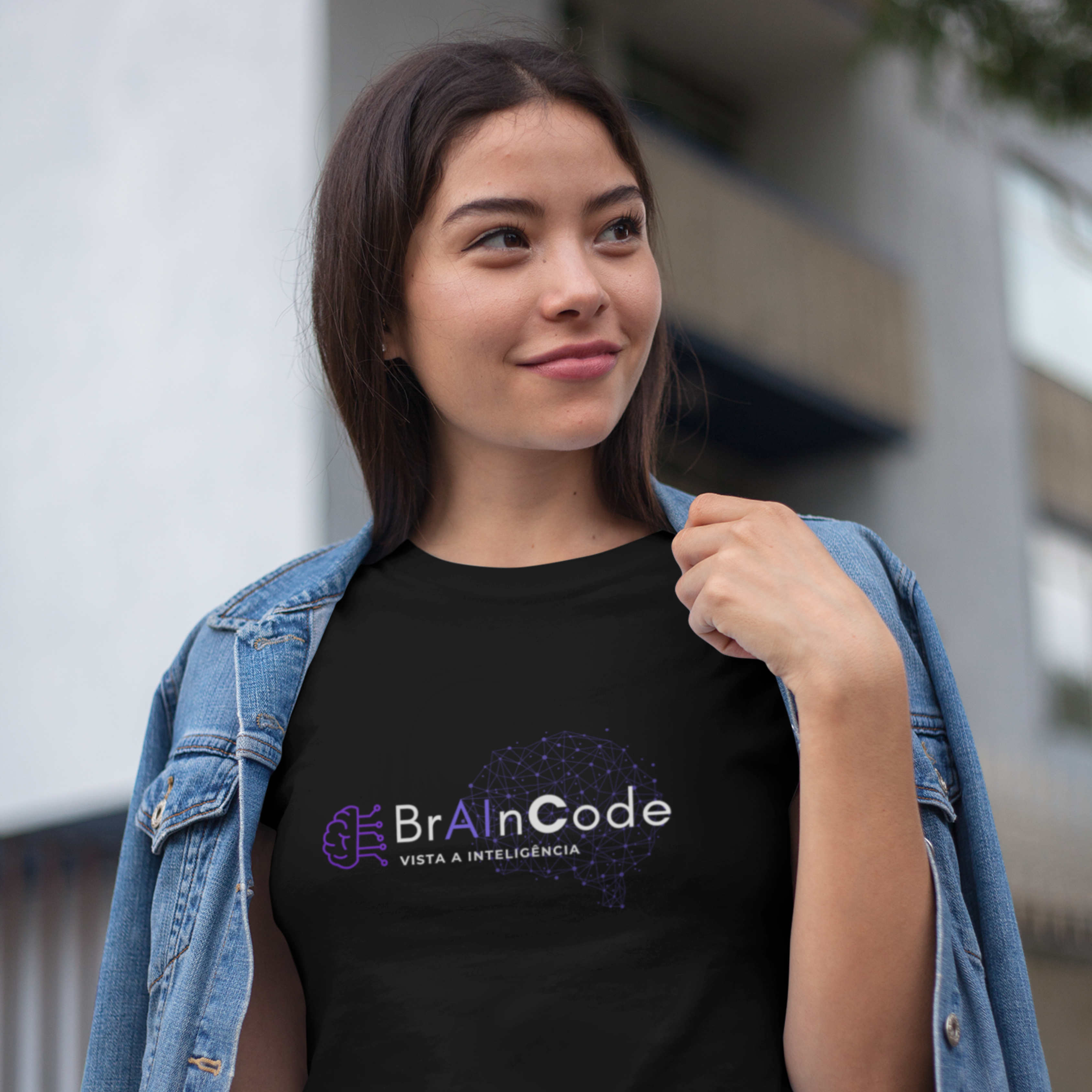 Nome do produto: Camiseta Unissex Preta - Braincode