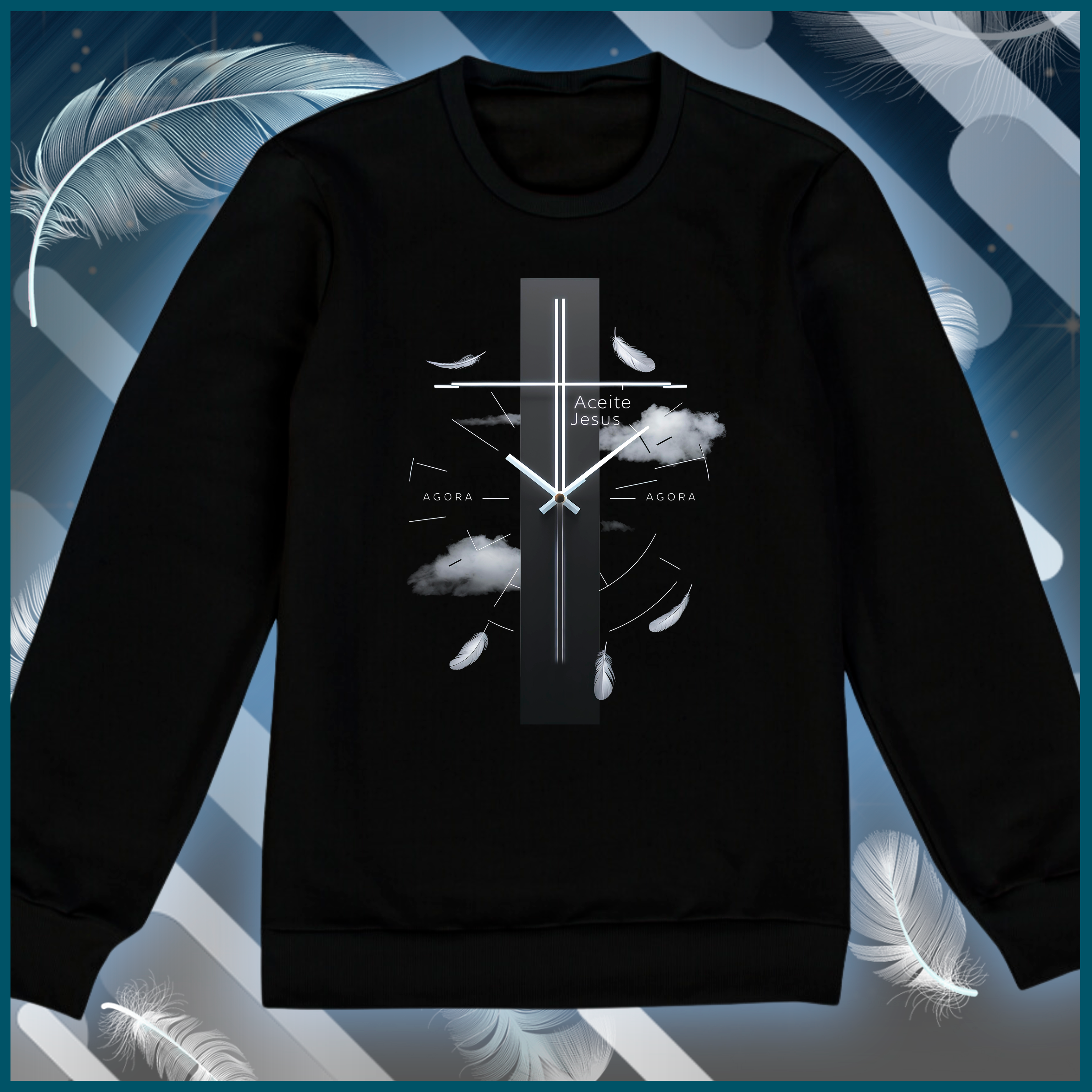 Nome do produto: Moletom Fechado - Aceite Jesus AGORA