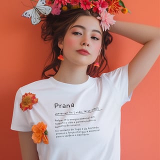 Prana Dicionário - Camiseta - Escrito Preto