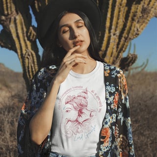 Ganesha - Camiseta Escrito Azul