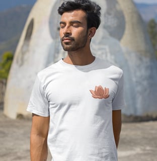 Flor de Lotus - Camiseta - Estampa de Bolso