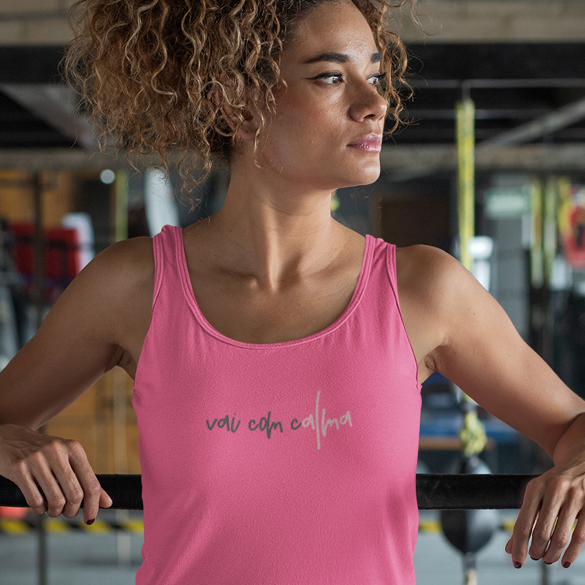 Vai com (c)Alma - Regata Feminina Sport Dry UV