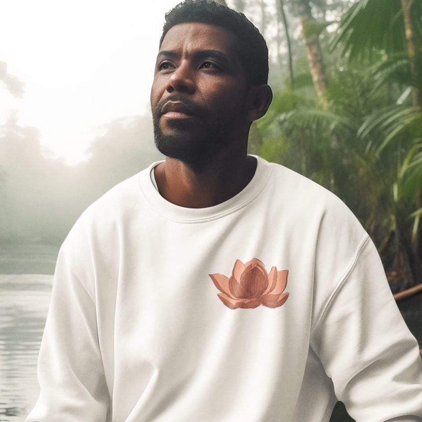 Flor de Lótus - Moletom Blusão 
