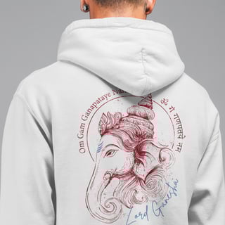 Ganesha - Moletom Prime de Bolso - Branco/Off White