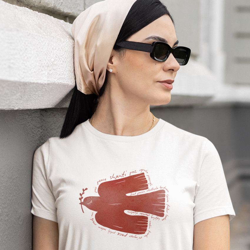 Shanti - Paz Mundial - Camiseta