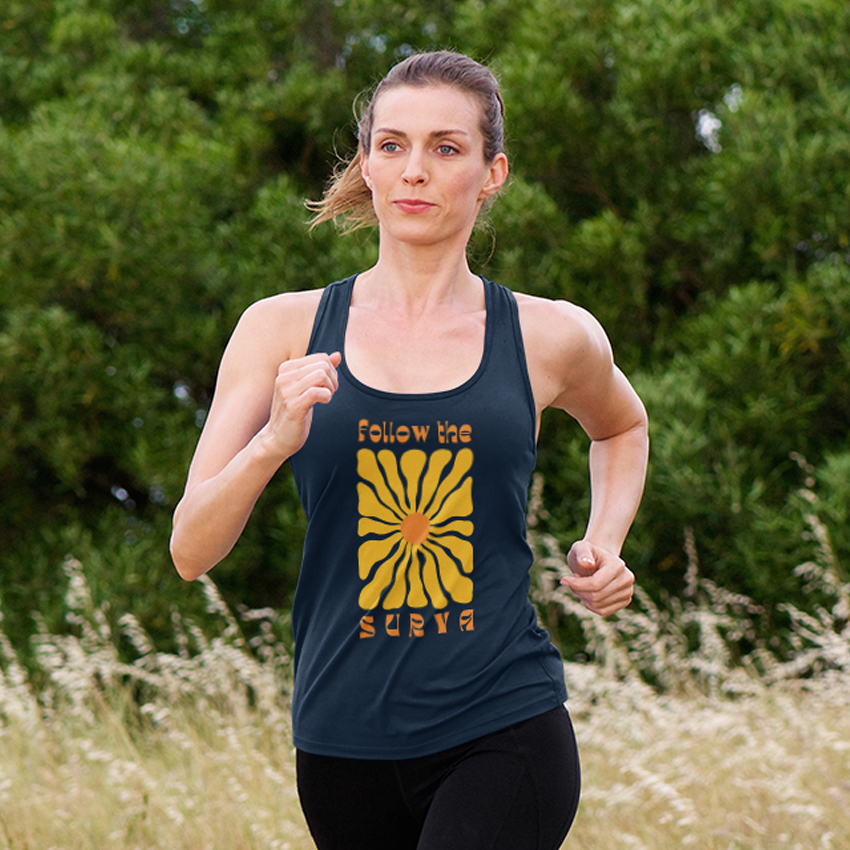 Follow the Surya - Regata Feminina Sport Dry UV