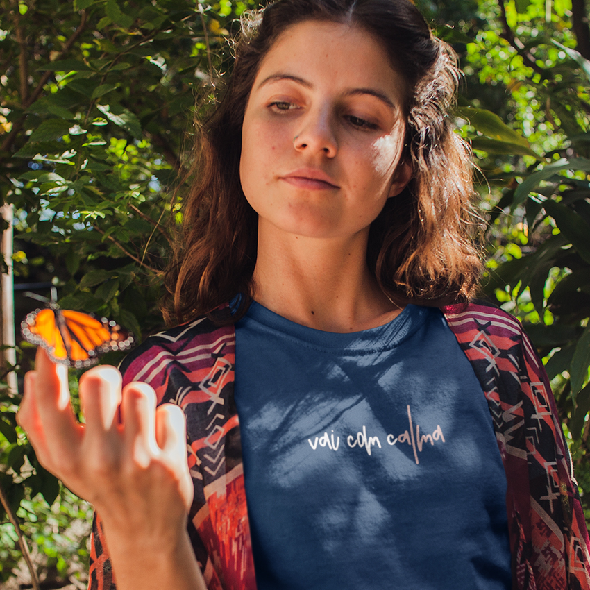 Vai com (c)Alma - Camiseta - Cor