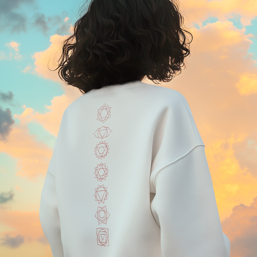Chakras - Moletom Prime Blusão - Estampa nas Costas