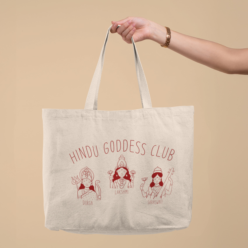 Hindu Goddess Club - Ecobag
