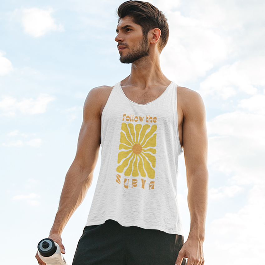 Follow the Surya - Regata Masculina Sport Dry UV