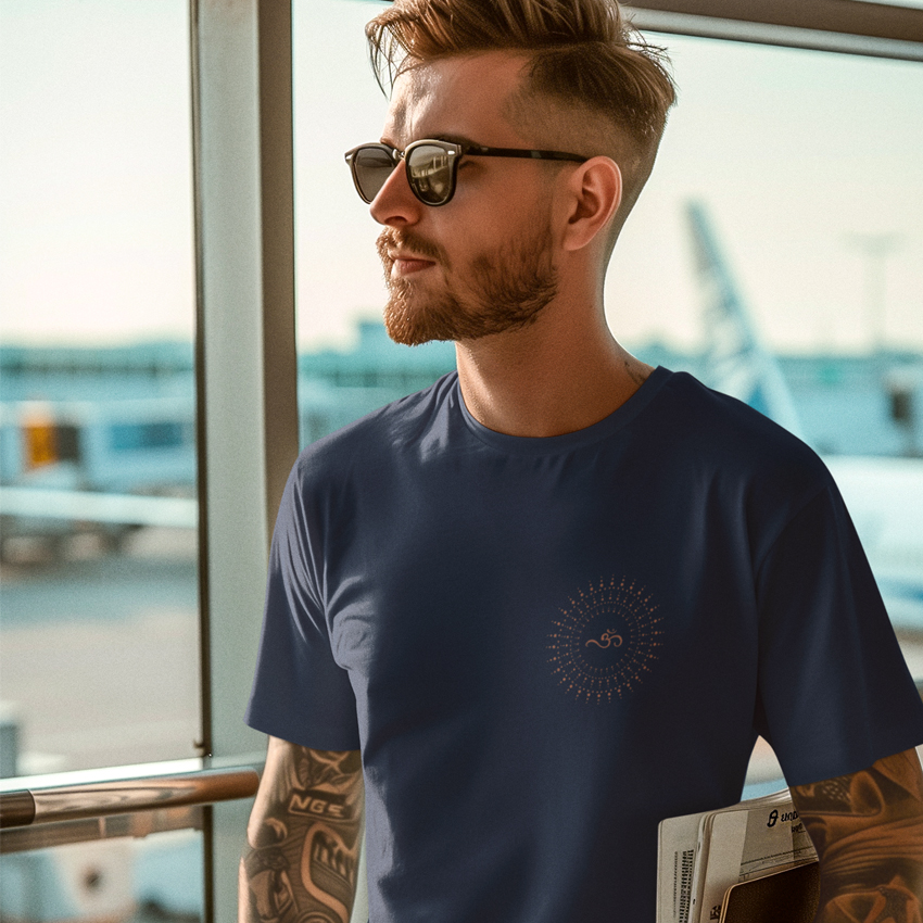 Om - Camiseta - Estampa de Bolso