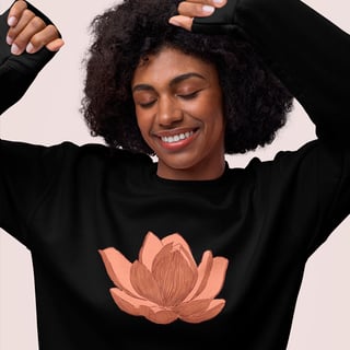 Flor de Lótus - Moletom Prime Blusão