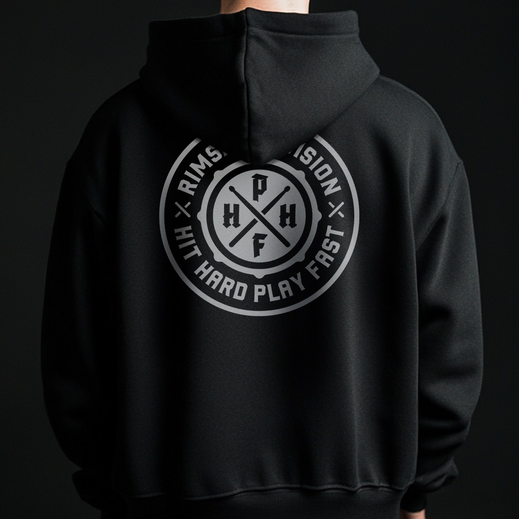 Moletom RSD Hit Hard Play Fast (Preto)