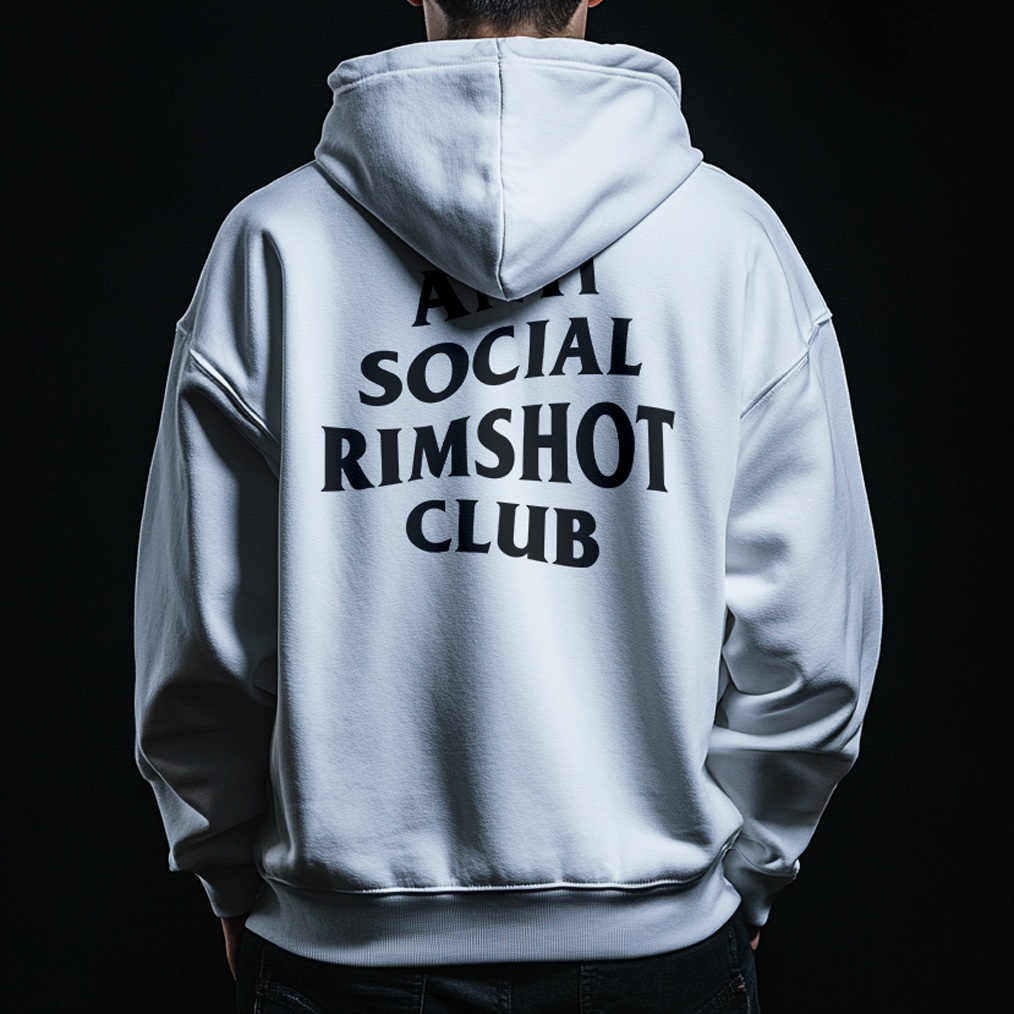 Moletom Anti Social Rimshot Club (Branco)