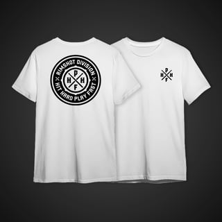 Camiseta RSD Hit Hard Play Fast (Branca | Cinza)