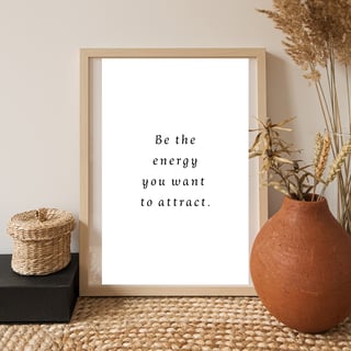 Pôster . Be the energy