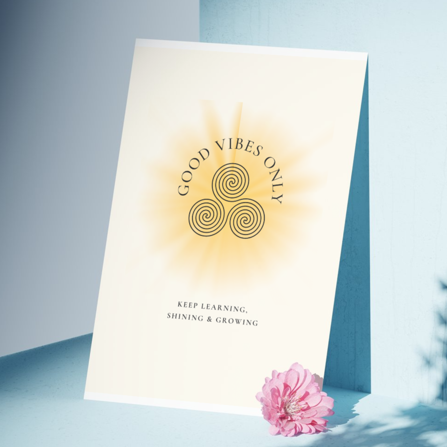 Pôster . Good vibes only