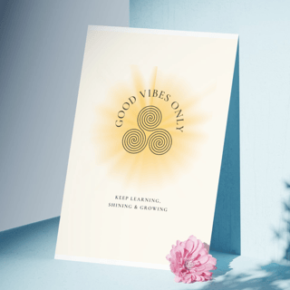 Pôster . Good vibes only