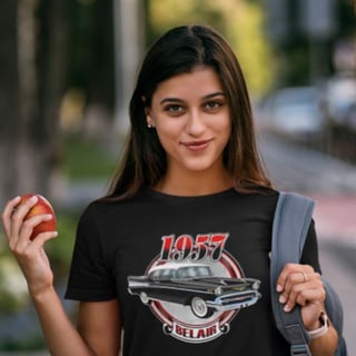 Camiseta Quality Chevy Belair 1957 - Unissex