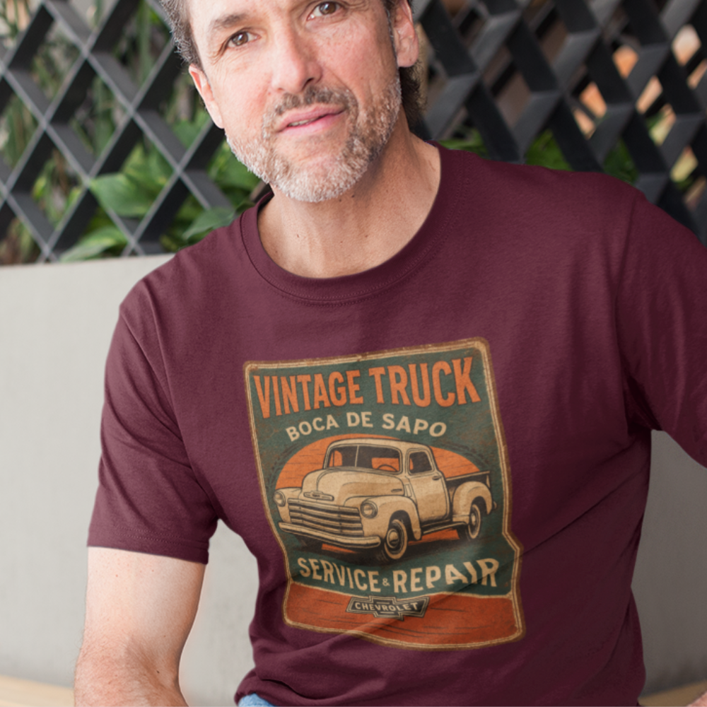 Camiseta Quality Vintage Truck Service – Boca de Sapo - Unissex