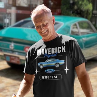 Camiseta Quality Maverick Original - Estampa Frontal Unissex