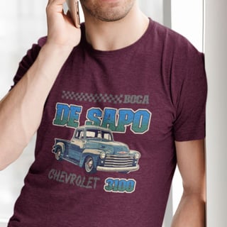 Camiseta Quality Boca de Sapo – Chevrolet 3100 Cartoon Style - Unissex