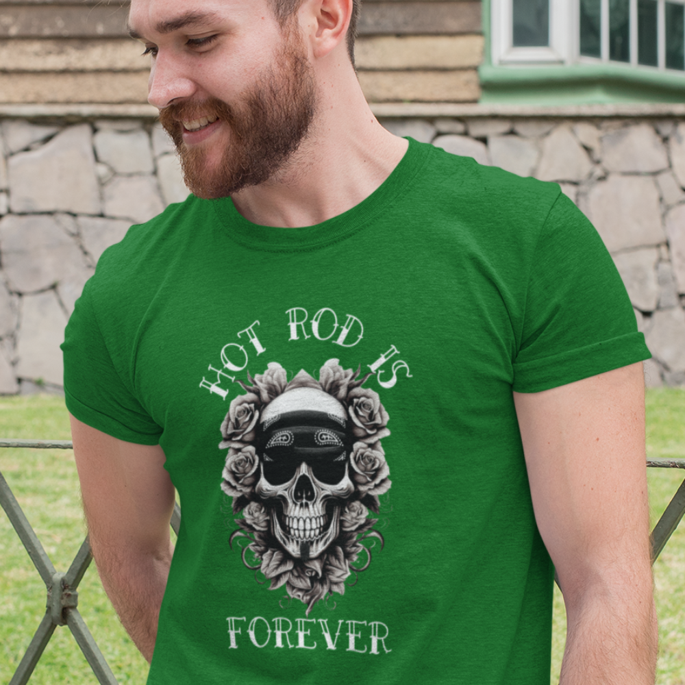 Camiseta Quality Hot Rod Is Forever - Unissex