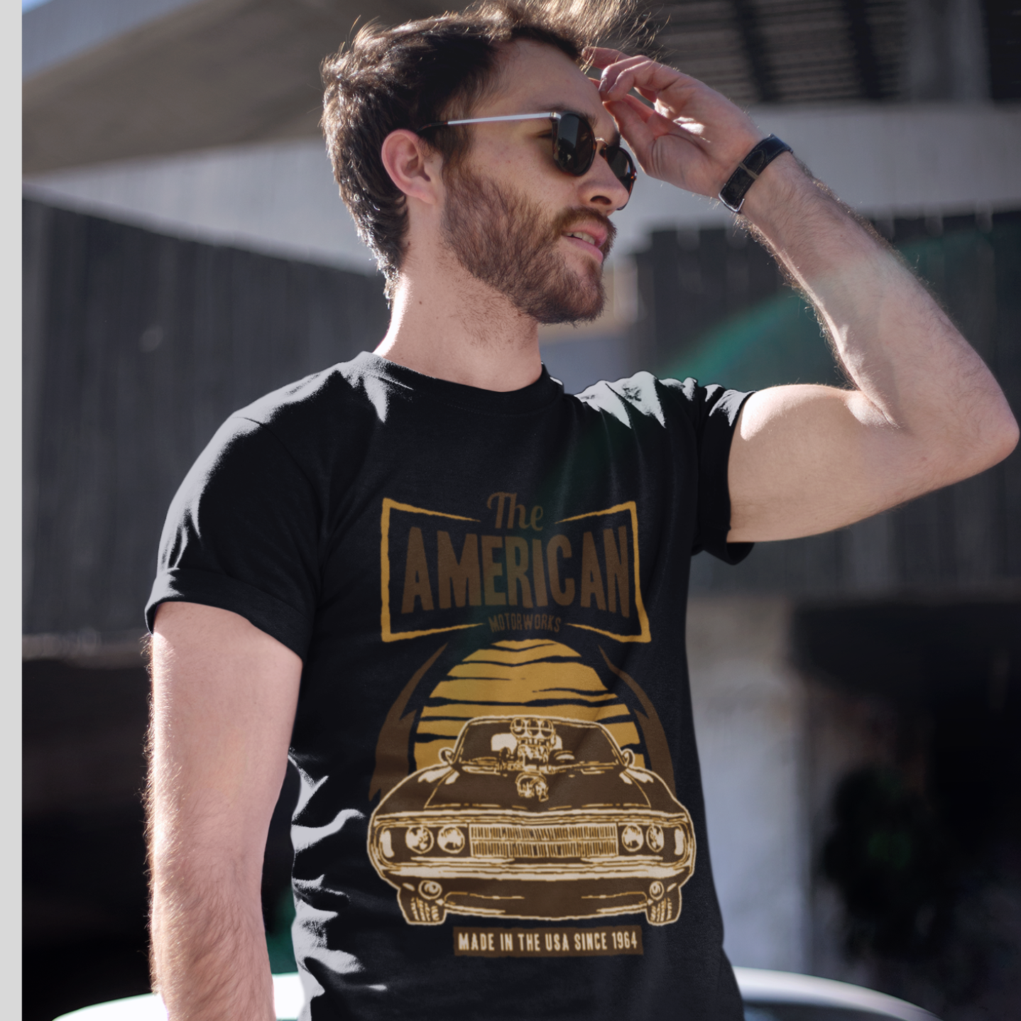 Camiseta Quality  American Motororks - Unissex