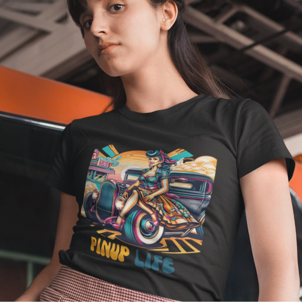 Camiseta Quality Feminina Pinup Life