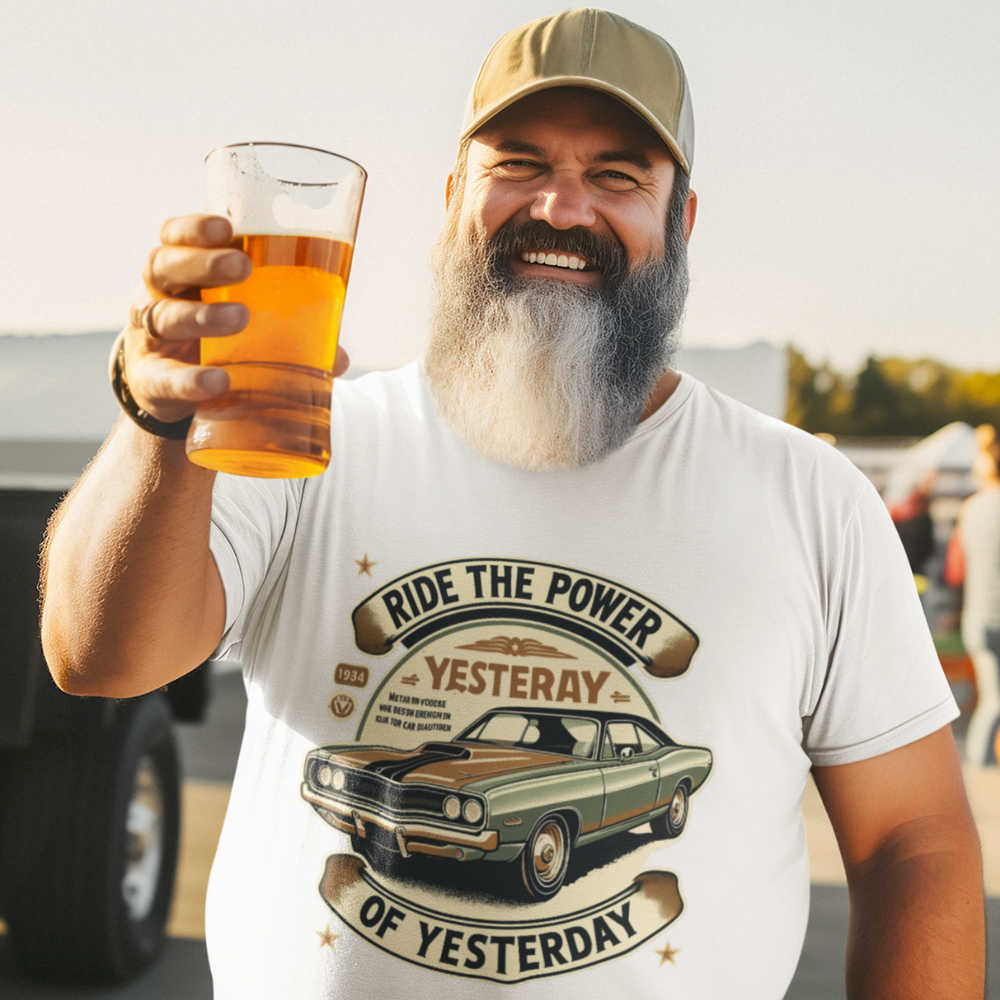 Camiseta Quality Muscle Car - Ride The Power - Unissex