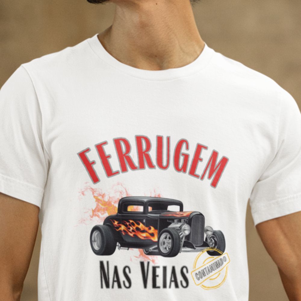 Camiseta Quality “Ferrugem na Veia” Unissex – Contaminado