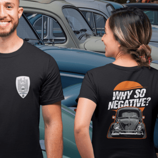 Camiseta Why So Negative Fusca - Unissex