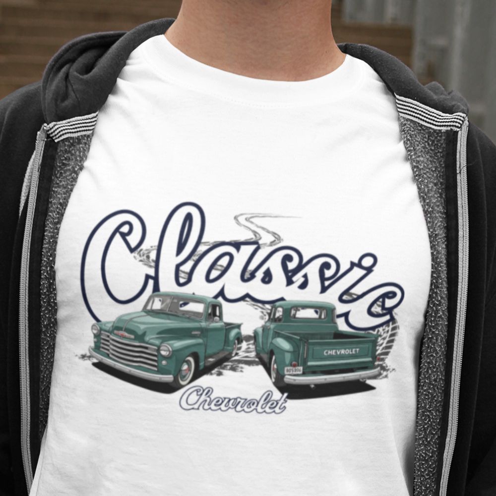 Camiseta Quality Chevrolet 3100 – Boca de Sapo vista com Estilo Clássico
